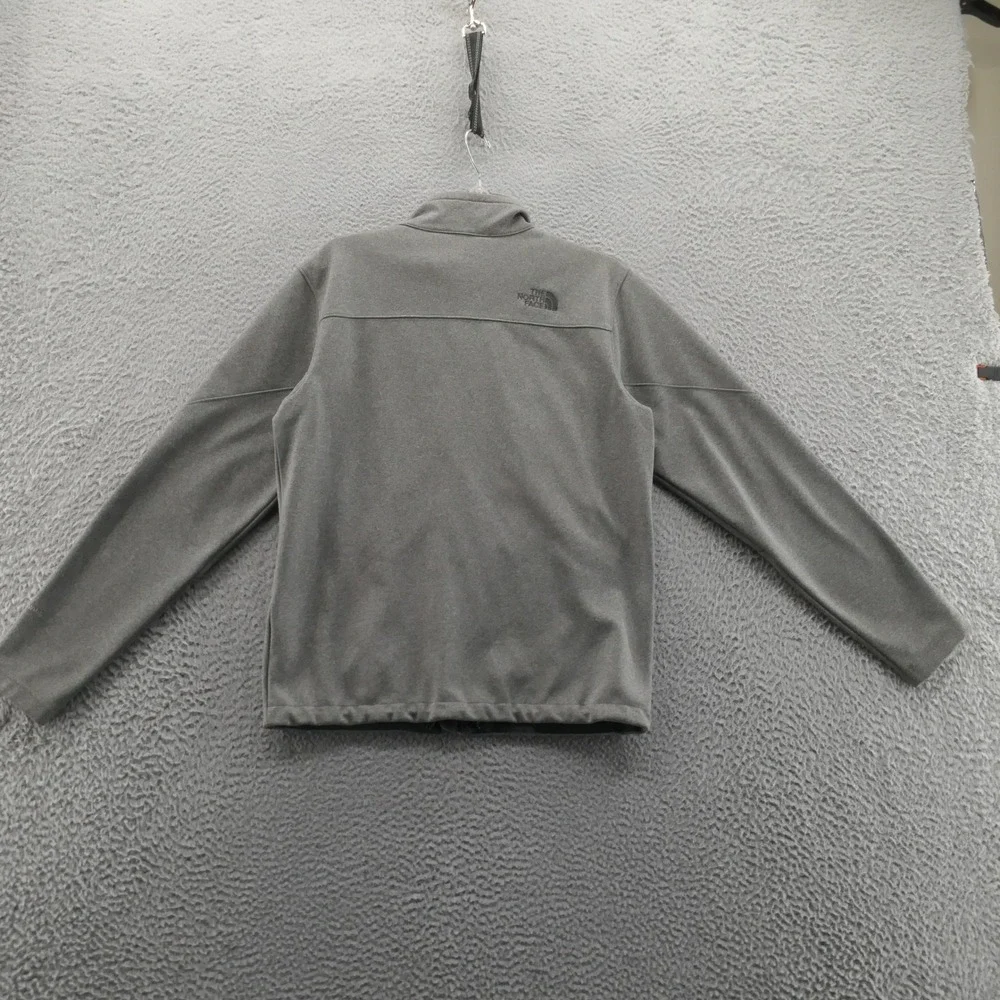 The North Face Mens Windwall Jacket‎ Small Gray Zip Pockets Hiking Active